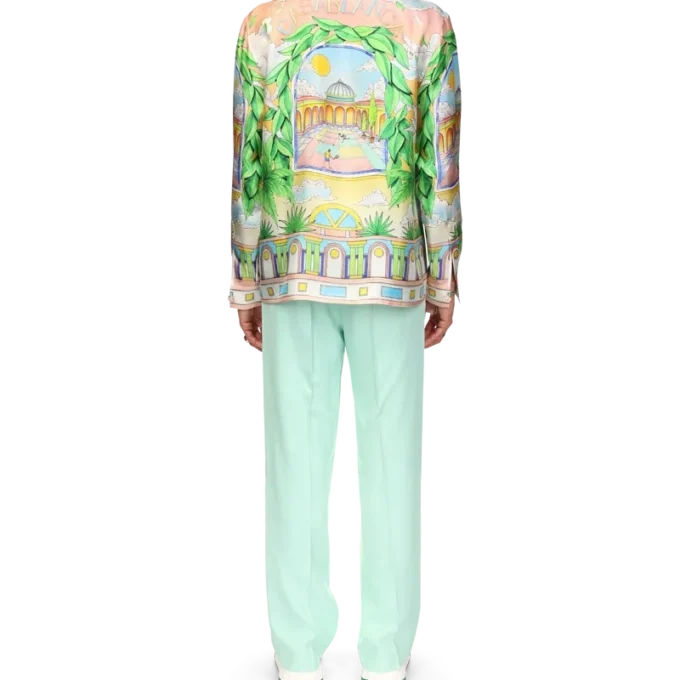 Camisa de seda Paysage Ideal