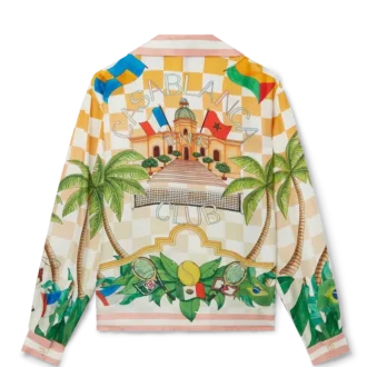 Camisa de seda Tennis Club