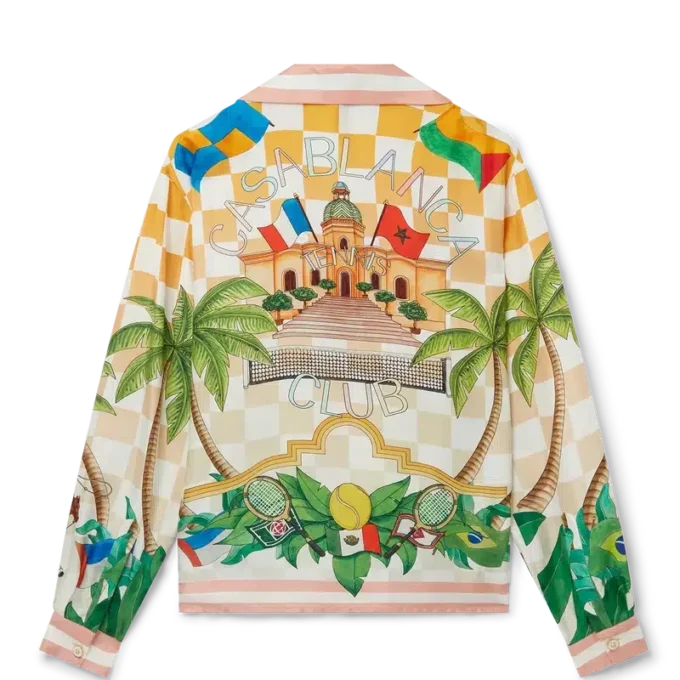 Camisa de seda Tennis Club