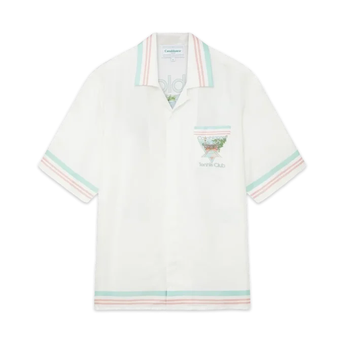 Camisa de seda Tennis Club Icon