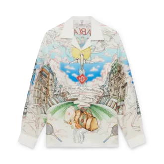 Camisas clásicas de manga larga de la tienda de París