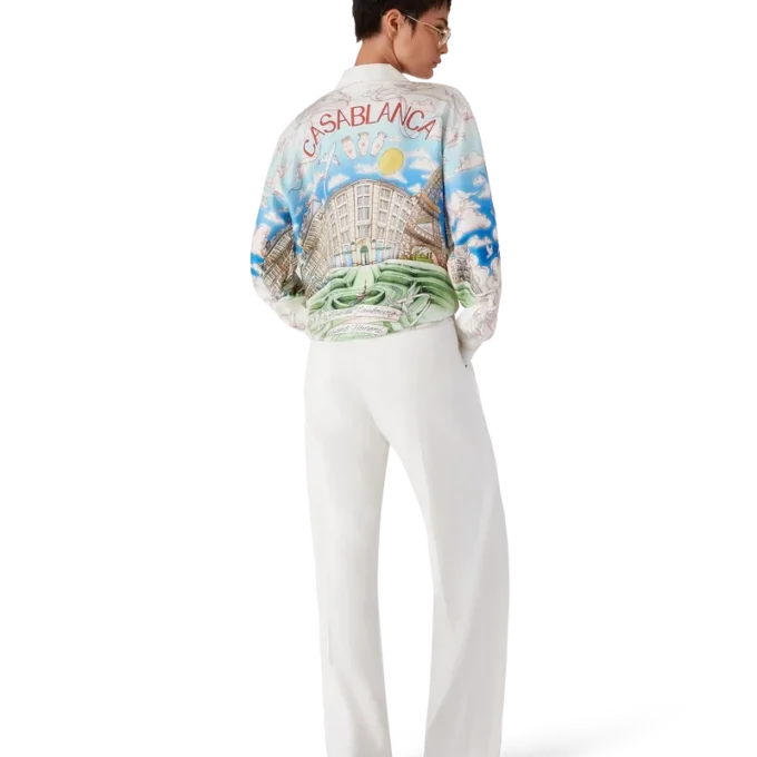 Camisas clásicas de manga larga de la tienda de París