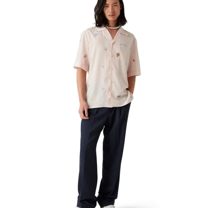 Camisas con motivo bordado