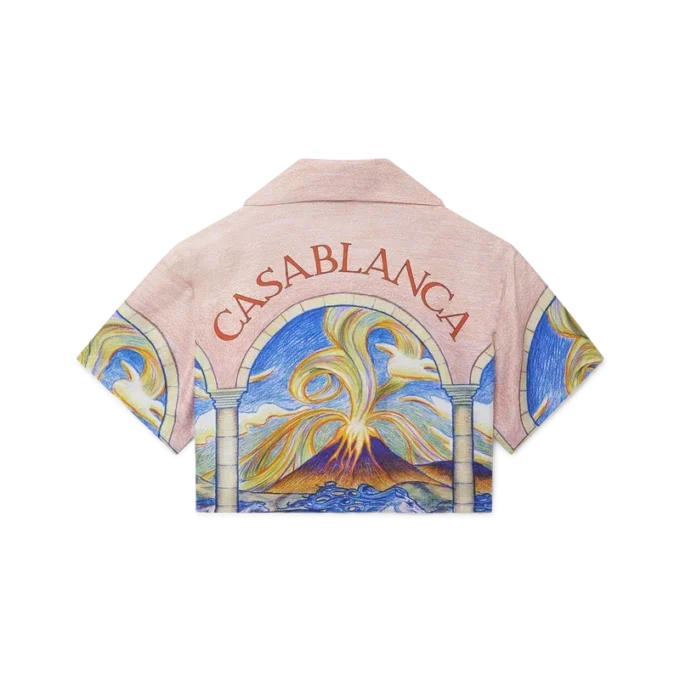 Camisas cortas de seda Chevaux Sauvages Camisas cortas de seda Chevaux Sauvages