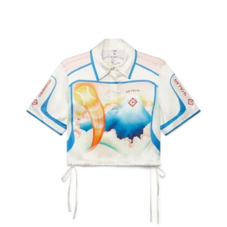 Camisas cortas de seda Fuji Dream