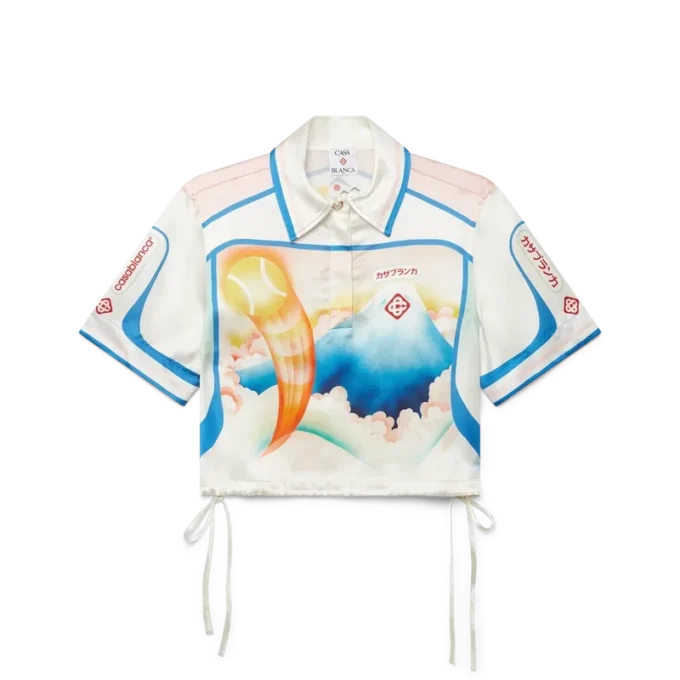 Camisas cortas de seda Fuji Dream