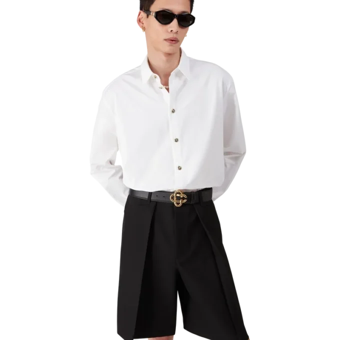 Camisas de algodón blancas