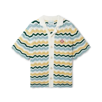 Camisas de bouclé ondulado