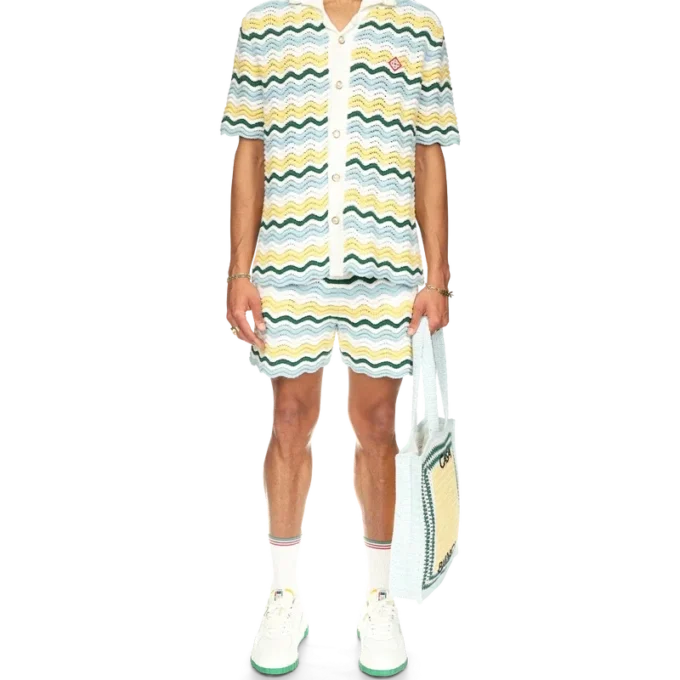 Camisas de bouclé ondulado Camisas de bouclé ondulado