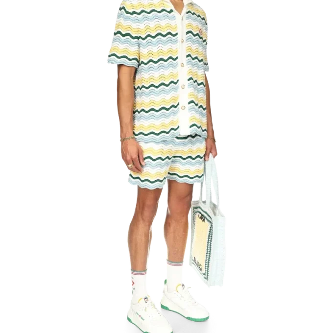 Camisas de bouclé ondulado Camisas de bouclé ondulado