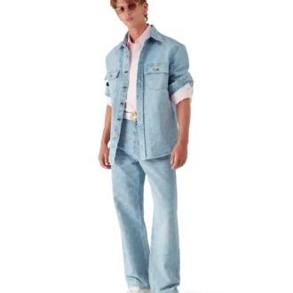 Camisas de denim con monograma