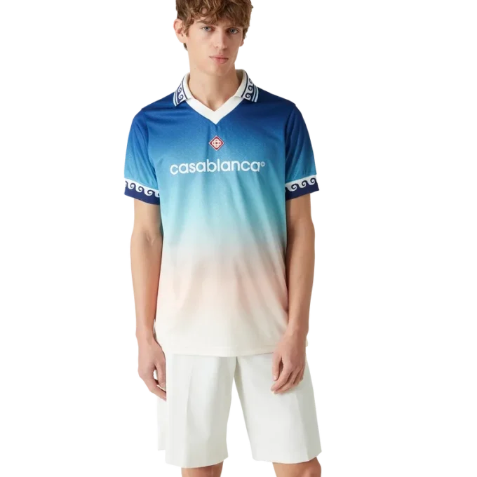 Camisas de fútbol con degradado de jacquard Camisas de fútbol con degradado de jacquard