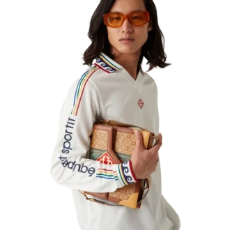 Camisas de fútbol de manga larga con monograma Jacquard