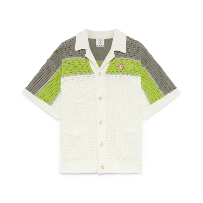 Camisas de ganchillo a rayas Camisas de ganchillo a rayas