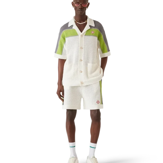 Camisas de ganchillo a rayas Camisas de ganchillo a rayas