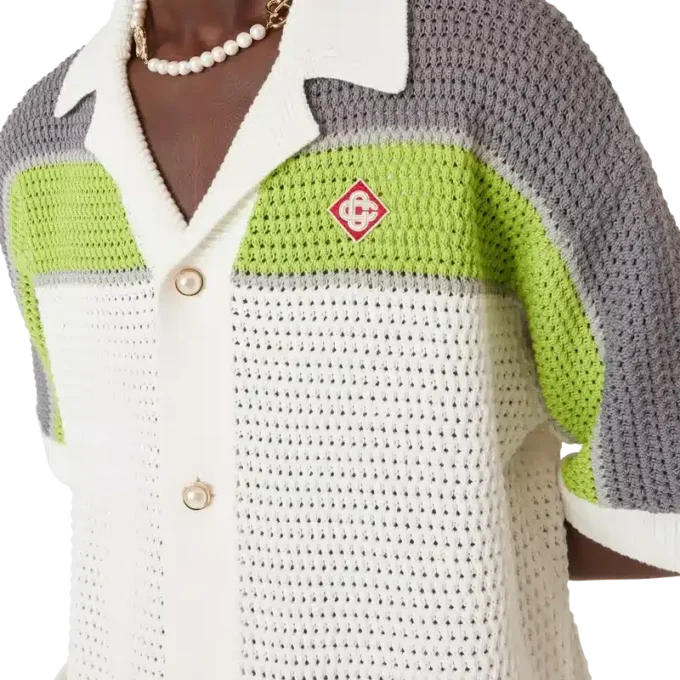 Camisas de ganchillo a rayas Camisas de ganchillo a rayas