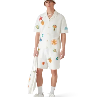 Camisas de ganchillo con motivos