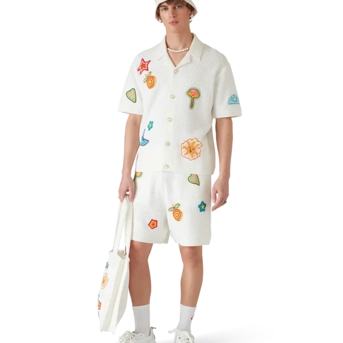 Camisas de ganchillo con motivos Camisas de ganchillo con motivos