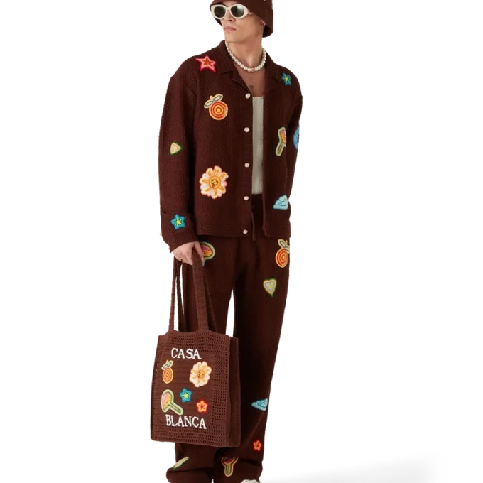 Camisas de ganchillo con motivos