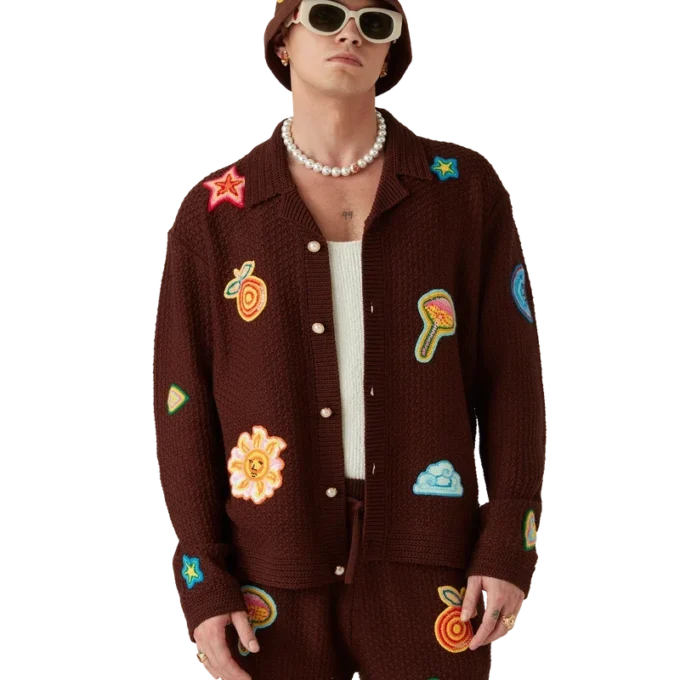 Camisas de ganchillo con motivos