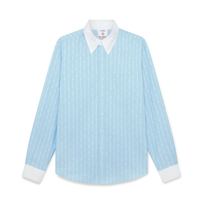 Camisas de jacquard con rayas Laurel Camisas de jacquard con rayas Laurel