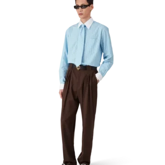 Camisas de jacquard con rayas Laurel