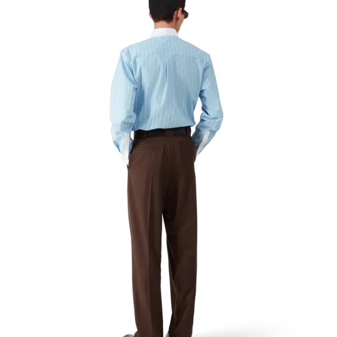 Camisas de jacquard con rayas Laurel Camisas de jacquard con rayas Laurel