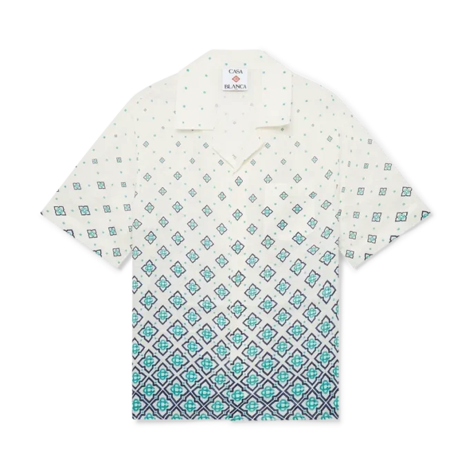 Camisas de lino con monograma degradado