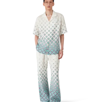 Camisas de lino con monograma degradado