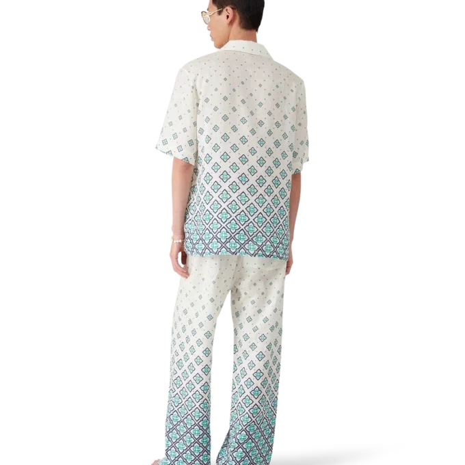 Camisas de lino con monograma degradado