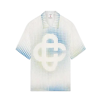 Camisas de lino de manga corta con lunares