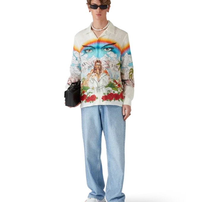 Camisas de lino de manga larga Chateau Camisas de lino de manga larga Chateau