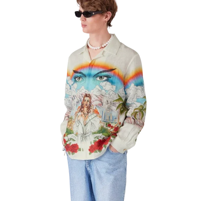 Camisas de lino de manga larga Chateau Camisas de lino de manga larga Chateau