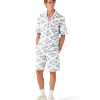 Camisas de manga corta con motivo jacquard