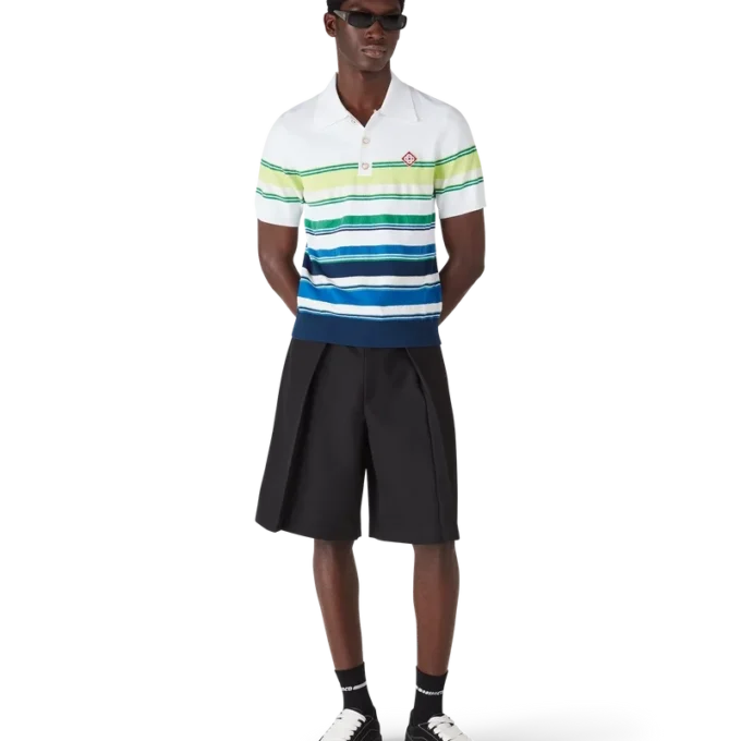 Camisas de manga corta con rayas degradadas