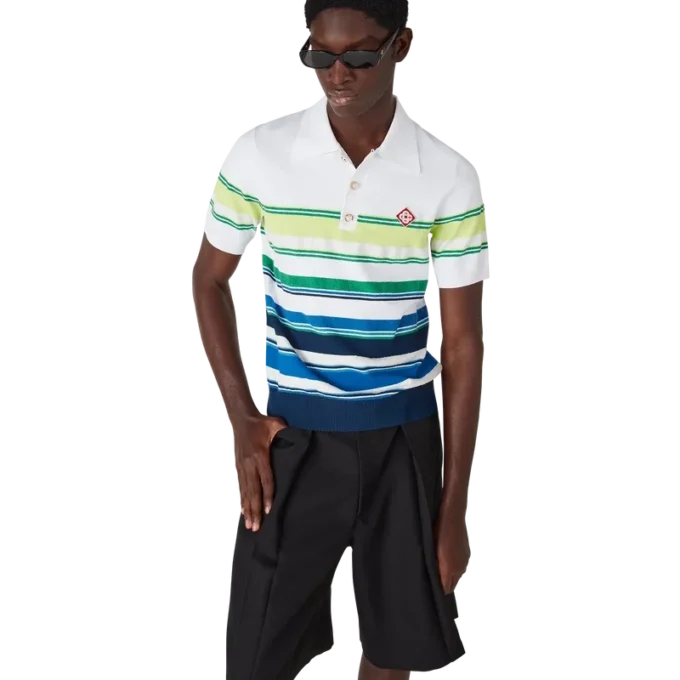 Camisas de manga corta con rayas degradadas