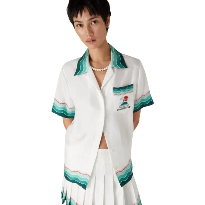 Falda plisada de seda Tennis Falda plisada de seda Tennis