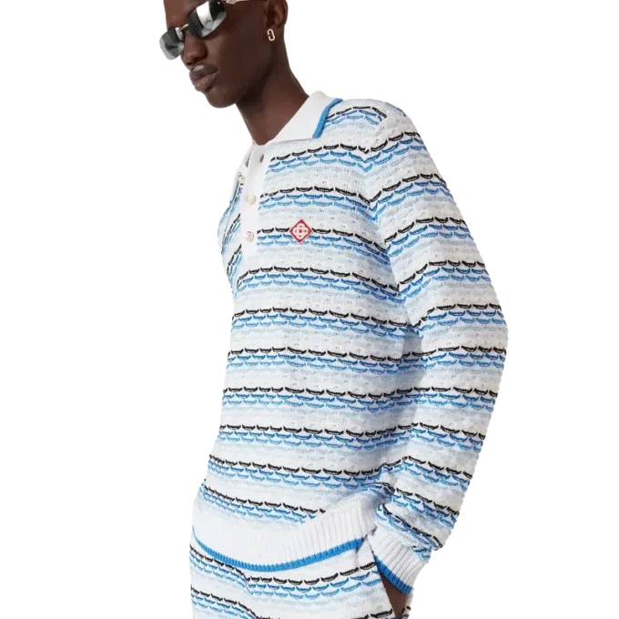 Camisas de manga larga con costura plisada