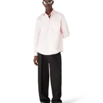 Camisas de manga larga con monograma de algodón