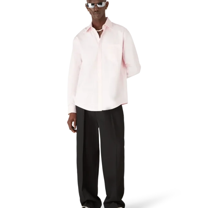 Camisas de manga larga con monograma de algodón Camisas de manga larga con monograma de algodón