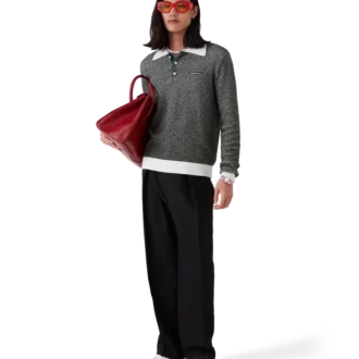 Camisas de manga larga con rayas bouclé