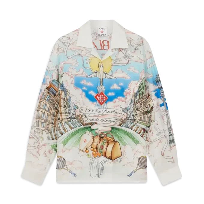 Camisas de manga larga de la tienda de París