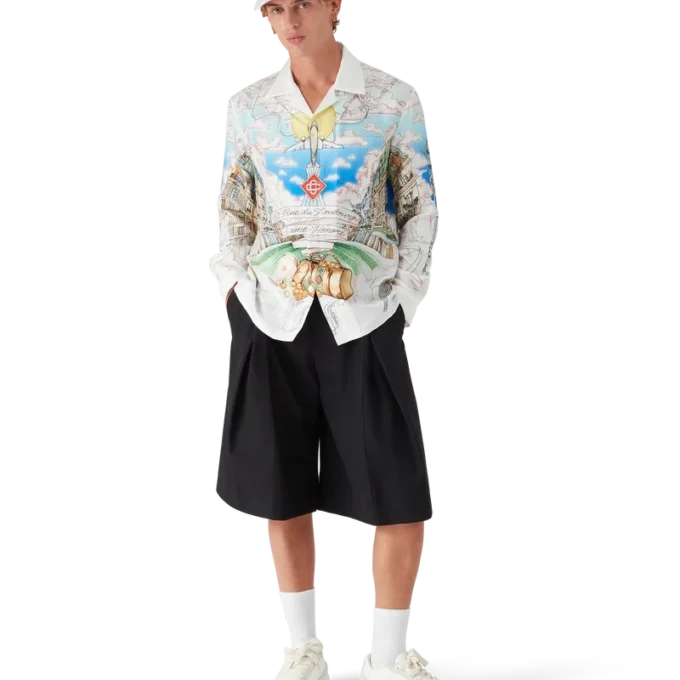 Camisas de manga larga de la tienda de París