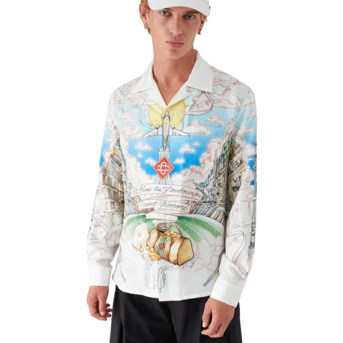 Camisas de manga larga de la tienda de París