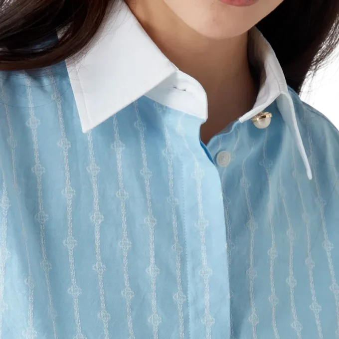 Camisas de manga larga Laurel a rayas