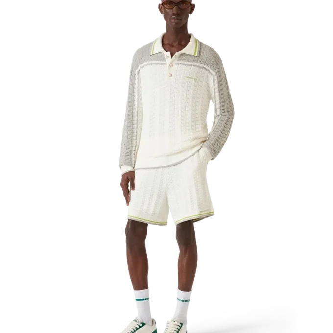 Camisas de manga larga Tennis Bouclé