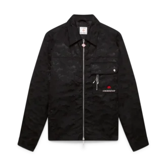 Camisas de nylon de pantalón corto con cremallera y estampado de camuflaje