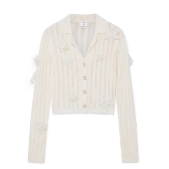 Camisas de punto con encaje floral