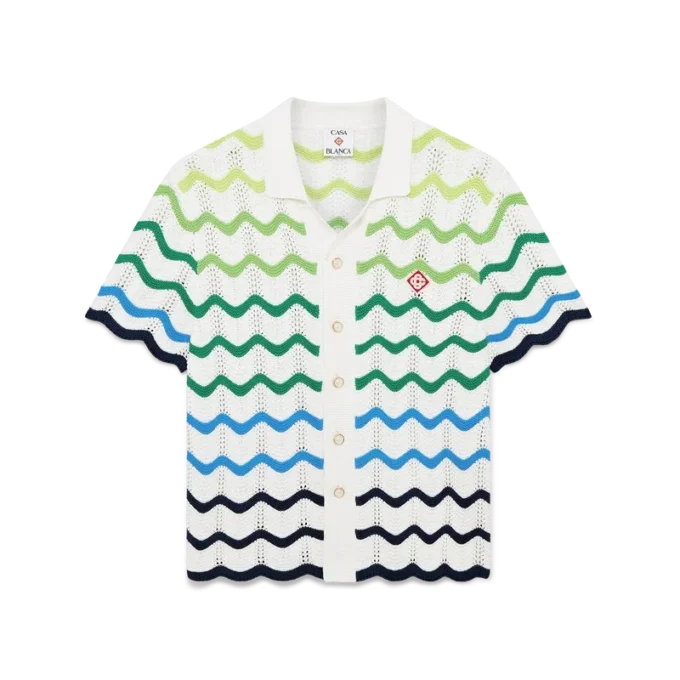 Camisas de punto de manga corta Wave