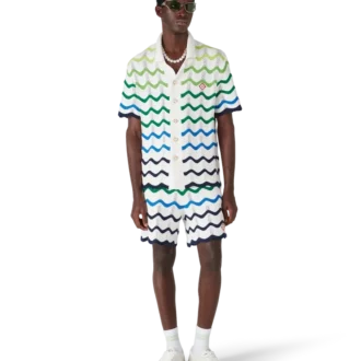 Camisas de punto de manga corta Wave